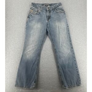 CINCH Grant Jeans Men's 31x34 Blue Relax Straight Boot Cut Western Cowboy ISSUES